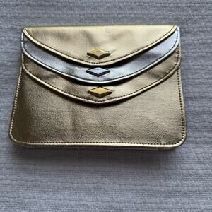 Vintage Walborg Silver and Gold Clutch Evening Bag